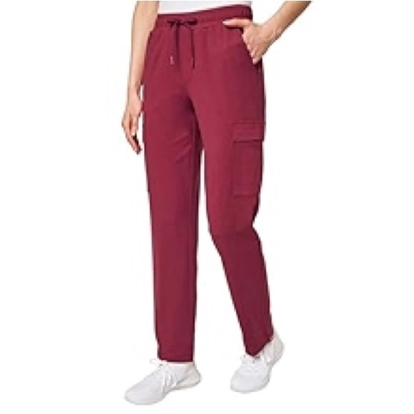 Mondetta Pants - Mondetta Women's Maroon Cargo Joggers